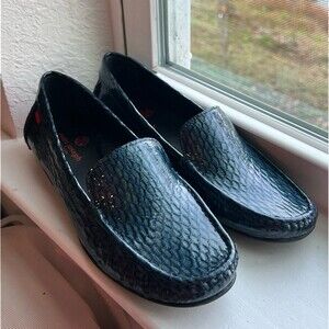 Marc Joseph New York Amsterdam Original Leather Moccasin Loafers Size 8